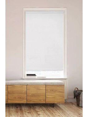 Lumi Light Filtering Solid White Cordless Cellular Window Shade Blind 23" x 72"